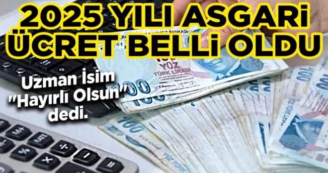2025 Asgari Ücret Rakamı Belli Oldu: Uzman İsim “Hayırlı Olsun“