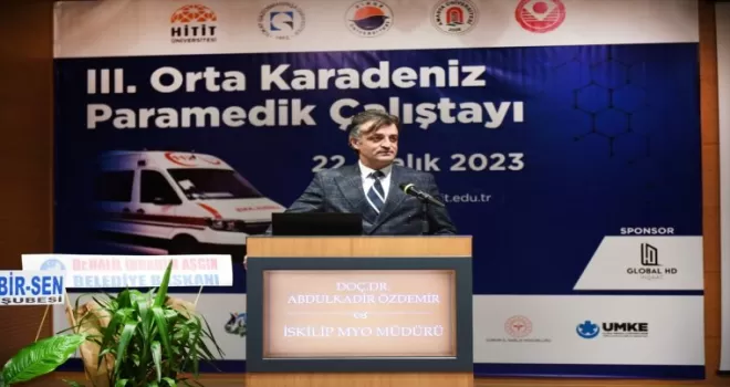 3. Orta Karadeniz Paramedik Çalıştayı Çorum’da yapıldı