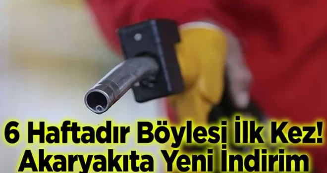 6 Haftadır Böylesi İlk Kez! Akaryakıta Yeni İndirim