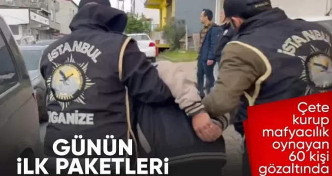 7 ilde MAHZEN-42 ve 43 operasyonu: 60 şüpheli yakalandı