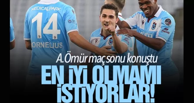 A. Ömür: “ Taraftara her zaman hak verdim!“