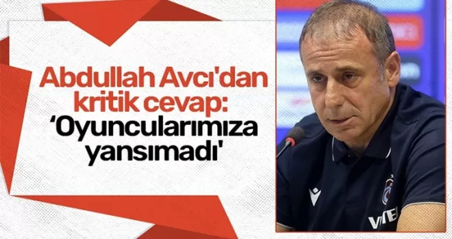 Abdullah Avcı’dan kritik cevap!