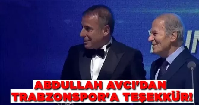 Abdullah Avcı’dan Trabzonspor’a teşekkür!