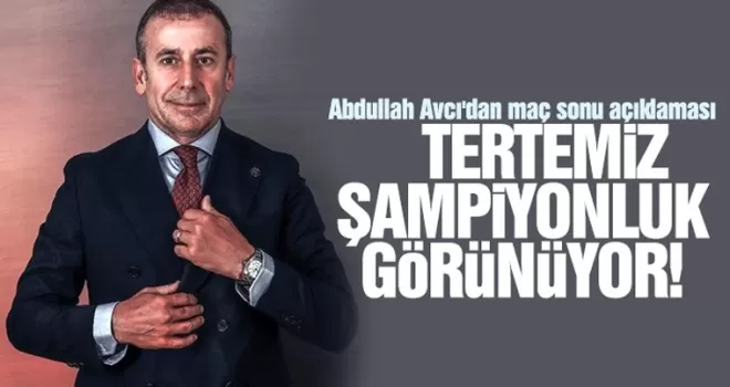 Abdullah Avcı maç sonu konuştu