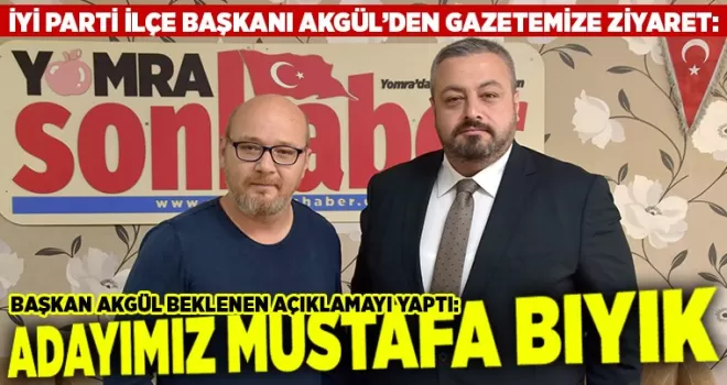 Adayımız  Mustafa Bıyık
