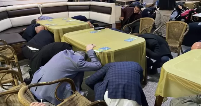 AFAD'dan "Deprem Anı Ülke Tatbikatı"