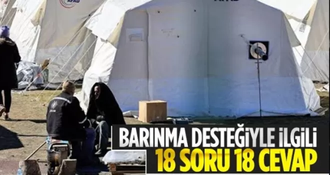 Afetzede Barınma Desteği ile ilgili merak edilenler