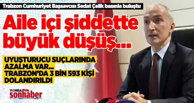 Aile içi şiddette büyük düşüş…