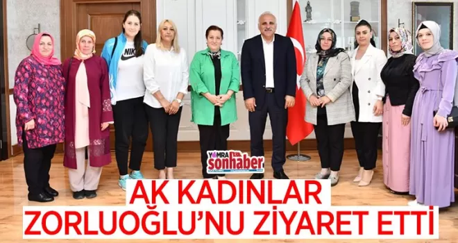 AK Kadınlar Zorluoğlu’nu ziyaret etti