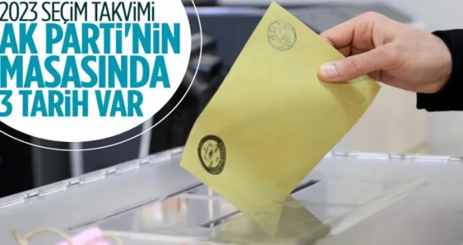 AK Parti çalışmalara başladı: Seçim için masada 3 tarih var