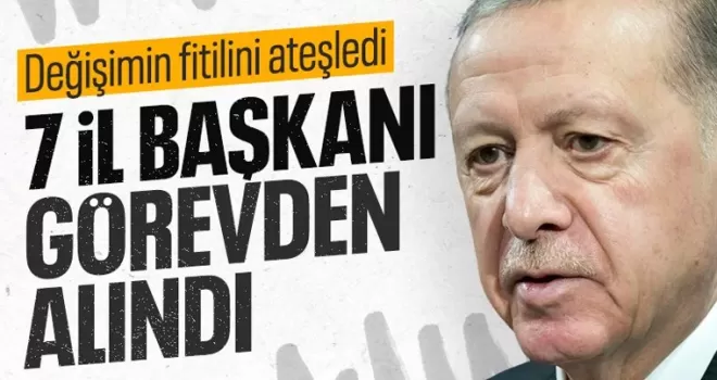AK Parti’de 7 il başkanı değişti