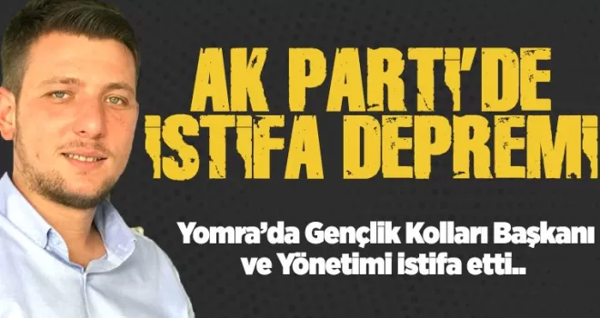 AK Parti’de istifa Depremi