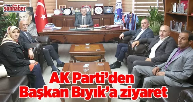 AK Parti’den Başkan Bıyık’a ziyaret