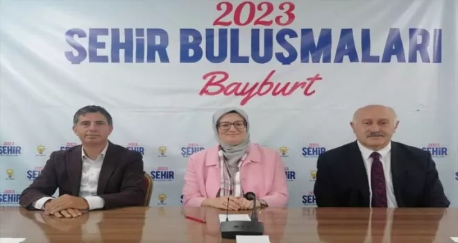 AK Parti Genel Başkan Yardımcısı Belgin Uygur, Bayburt’ta konuştu:
