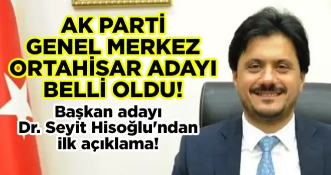 AK Parti Genel Merkezi Trabzon Ortahisar İlçe Başkan adayını belirledi...