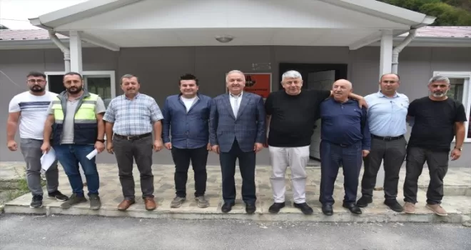 AK Parti Giresun Milletvekili Temür, grup yolunda incelemelerde bulundu