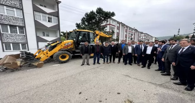 AK Parti heyeti, Yenice’de doğal gaz çalışmalarını inceledi