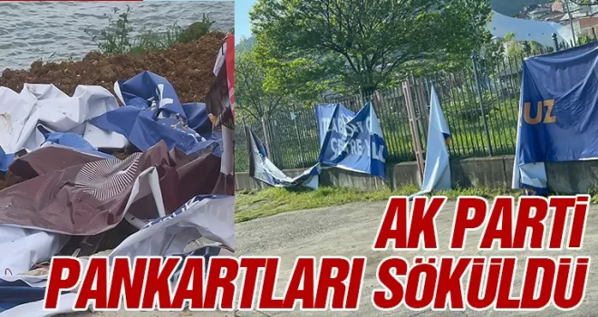 AK Parti Pankantları söküldü
