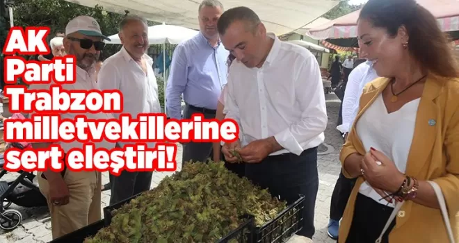 AK Parti Trabzon milletvekillerine sert eleştiri!