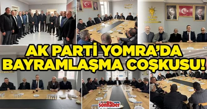 AK PARTİ YOMRA’DA BAYRAMLAŞMA COŞKUSU