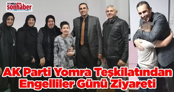 AK Parti Yomra Teşkilatından Engelliler Günü Ziyareti