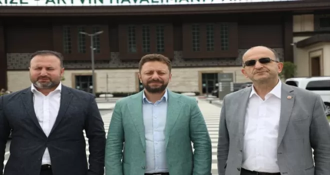 AK Partili Avcı, Rize-Artvin Havalimanı’nda incelemelerde bulundu: