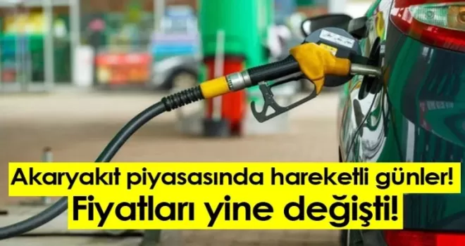 Akaryakıt piyasasında hareketli günler! Fiyatları yine değişti!