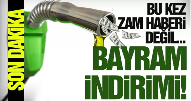 Akaryakıta bayram gibi indirim!