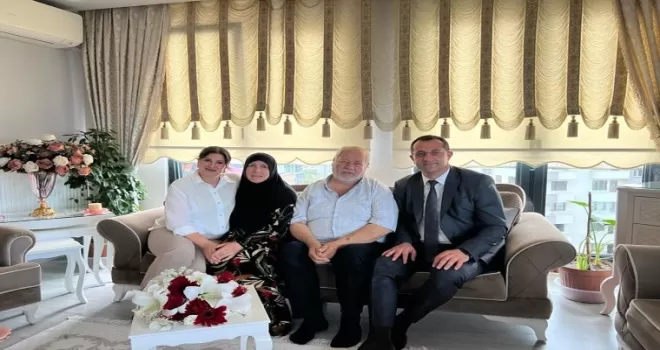 Akçaabat Belediye Başkanı Ekim’den şehit ailesine ziyaret