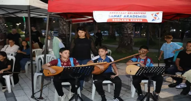 Akçaabat Sanat Akademisi’ndeki kurslar tamamlandı