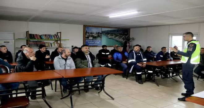 Akçaabat’ta şoförlere yönelik seminer düzenlendi