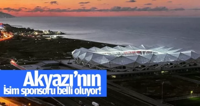 Akyazı Stadı'nın sponsoru belli oluyor