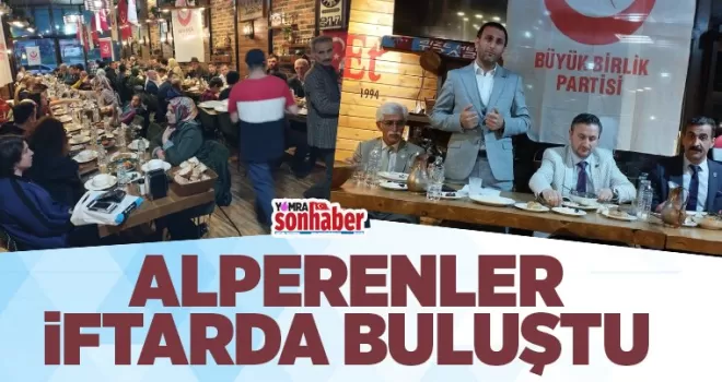 Alperenler İftarda Buluştu