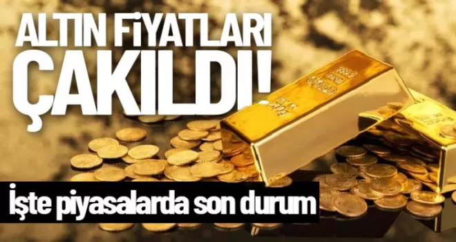 Altın fiyatları çakıldı!