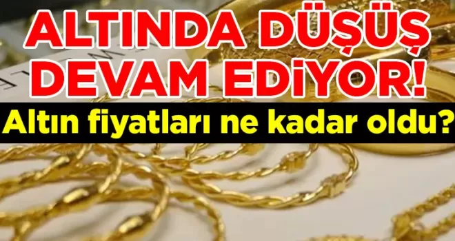 Altında düşüş devam ediyor