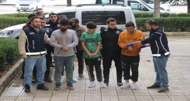 Amasya’da 8 düzensiz göçmen yakalandı
