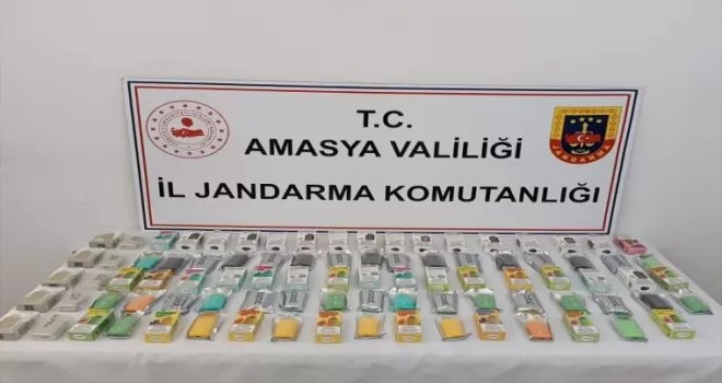 Amasya’da 88 elektronik sigara ele geçirildi