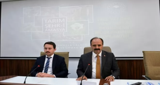 Amasya'da çiftçi bilgilendirme toplantısı düzenlendi