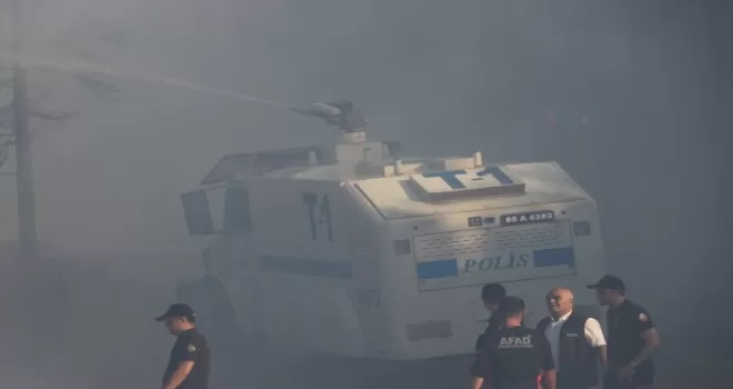 Amasya’da Harşena Kalesi yakınında çıkan orman yangını söndürüldü