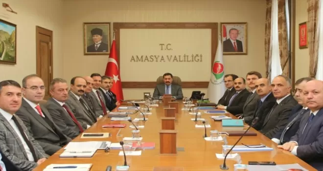 Amasya'da Kamu Hizmetleri Değerlendirme Toplantısı yapıldı