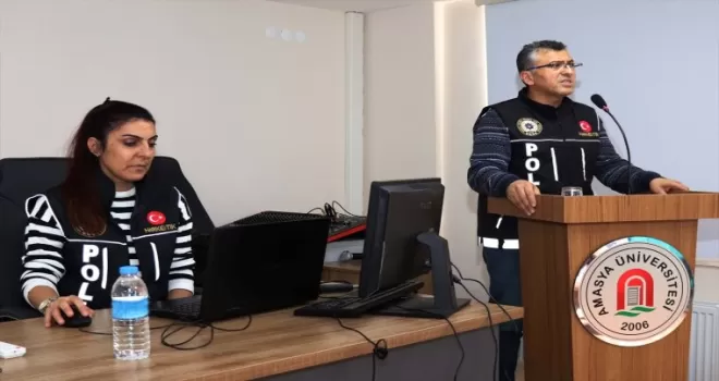 Amasya'da öğrencilere yönelik madde bağımlılığı semineri düzenlendi