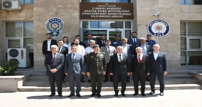 Amasya’da protokol üyelerinden görevi başındaki kamu personeline ziyaret