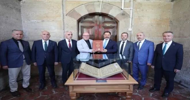 Amasya’da restorasyonu tamamlanan Yazma Eserler Kütüphanesi hizmete açıldı