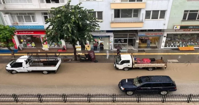 Amasya’da sağanak etkili oldu