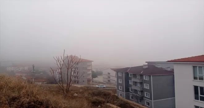 Amasya’da sis etkili oldu