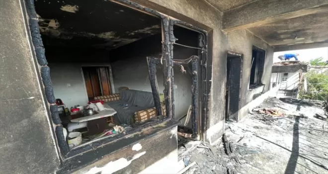 Amasya'da yanan ahırdaki 7 büyükbaş hayvan telef oldu