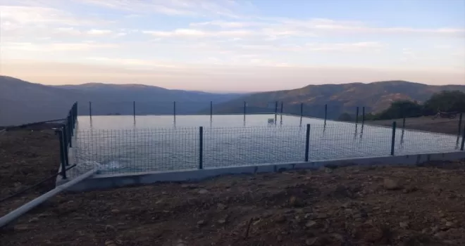 Amasya’da Yıkılgan köyüne sulama havuzu yapıldı