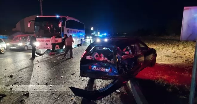 Amasya’da  zincirleme trafik kazasında 3 kişi yaralandı