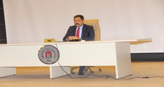 Amasya Valisi Masatlı, Taşova’da muhtarlarla bir araya geldi
