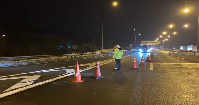 Anadolu Otoyolu’nun Bolu Dağı geçişinde İstanbul istikameti ulaşıma açıldı